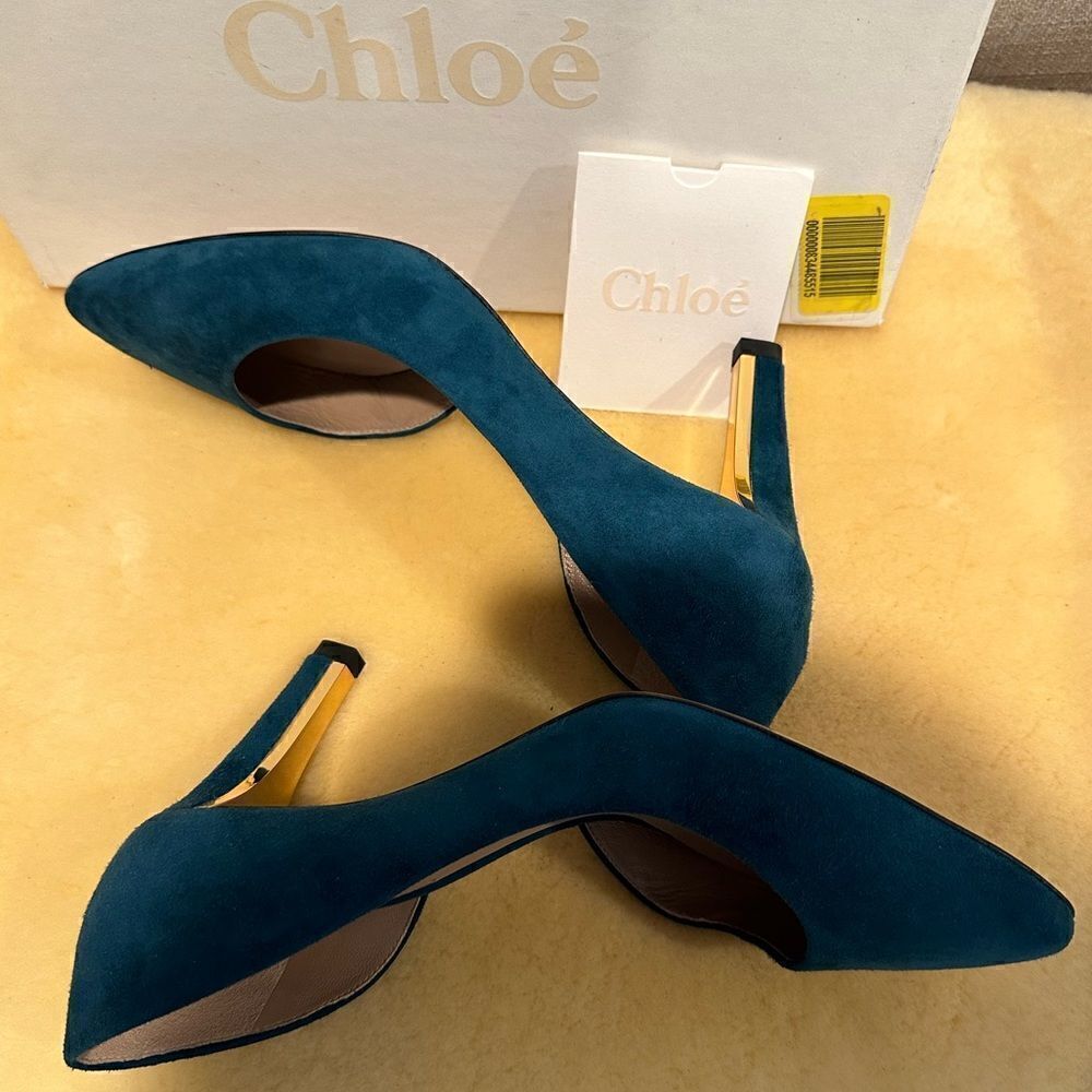 Chloe  women’s suede toe pump size 6,5 /EU 36,5 NIB